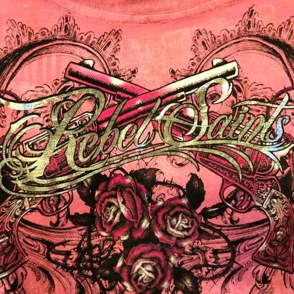 Pretty pink really cool t-shirt from Rebel - Picture 6 of 7